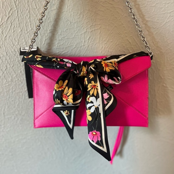 Rebecca Minkoff bright pink crossbody envelope bag - Picture 10 of 12